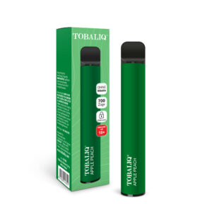 TOBALIQ TQ Fly 700 Puffs - Ohne Nikotin - Apple Peach
