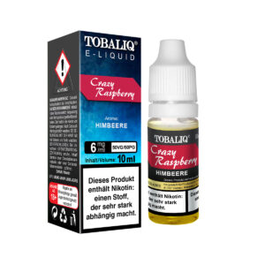 TOBALIQ E-Liquid – 6mg Nikotin – Crazy Raspberry
