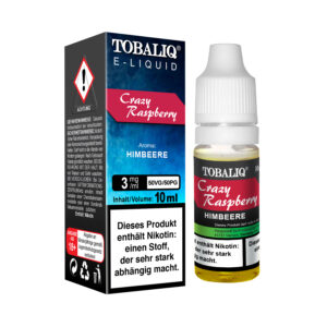 TOBALIQ E-Liquid - 3mg Nikotin - Crazy Raspberry