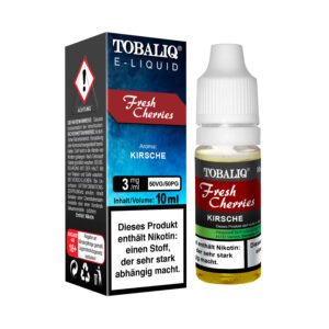 TOBALIQ E-Liquid - 3mg Nikotin - Fresh Cherries