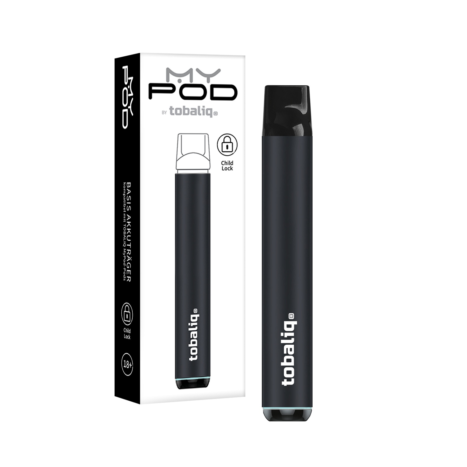 MyPod Basis Akkuträger, inkl. USB-Ladekabel - Midnight Black MyPod Basis Akkuträger, inkl. USB-Ladekabel - Midnight Black