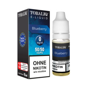 TOBALIQ E-Liquid – Ohne Nikotin – Blueberry