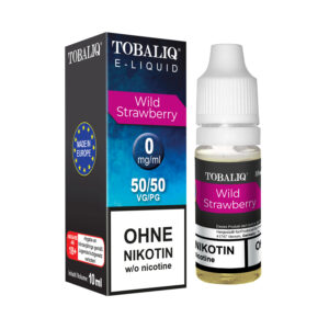 TOBALIQ E-Liquid – Ohne Nikotin – Wild Strawberry