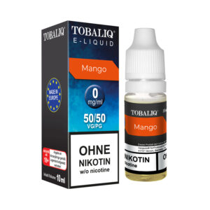 TOBALIQ E-Liquid – Ohne Nikotin – Mango