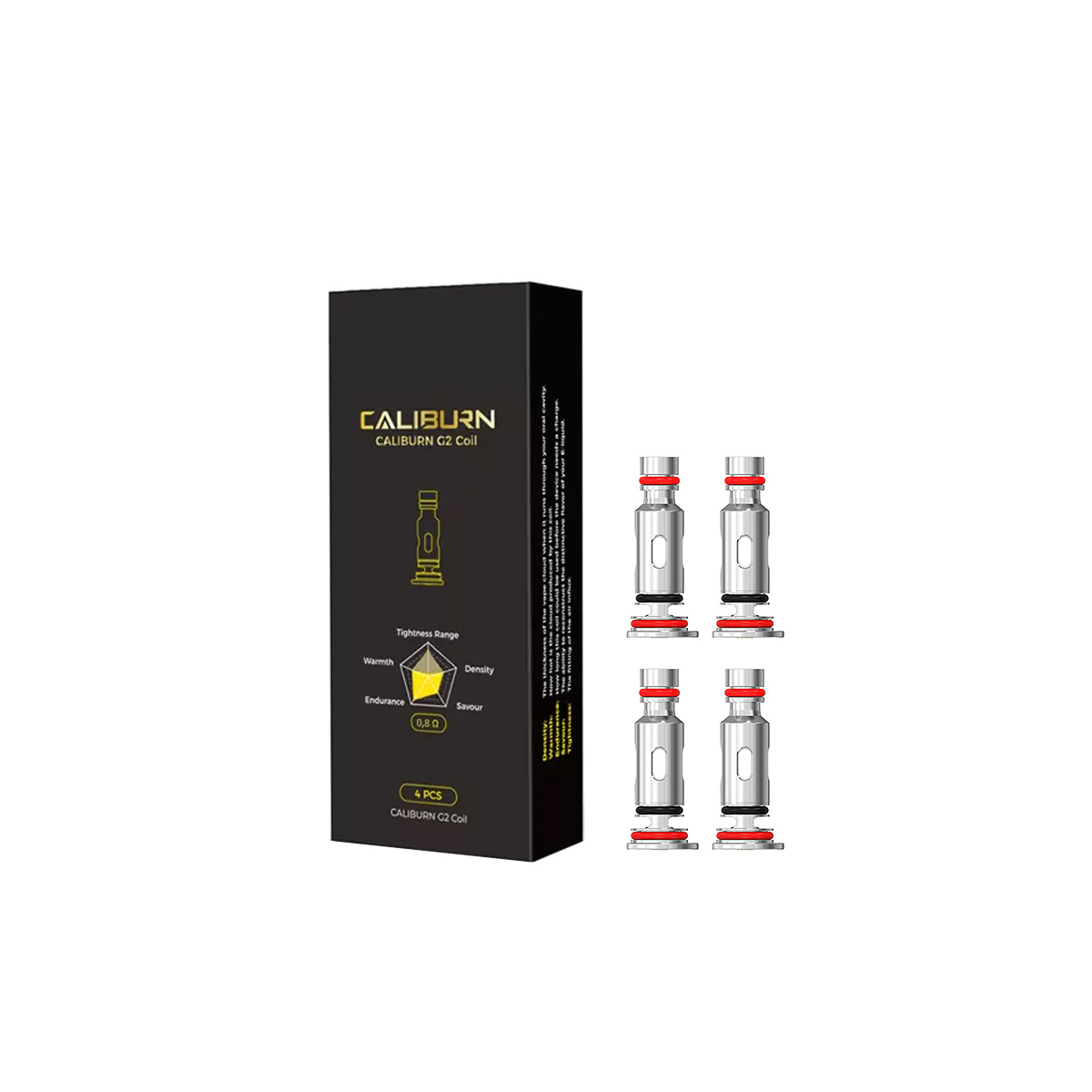 Uwell Caliburn G2 Coil UN2 Meshed-H Verdampferkopf - 4x - 0,8 Ohm Uwell Caliburn G2 Coil UN2 Meshed-H Verdampferkopf - 4x - 0,8 Ohm