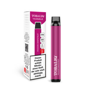 TQ Smile 600Puffs - 10mg Nikotin - Passion Grapefruit