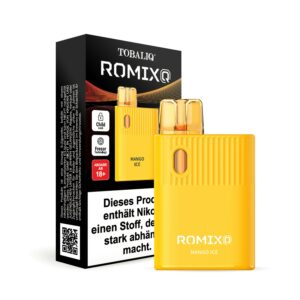 RomixQ - 20mg Nikotin, 600 Puffs - Mango Ice