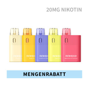 RomixQ Vapes mit 20mg Nikotin – Mengenrabatt