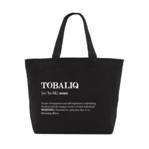 TOBALIQ Statement Tote Bag