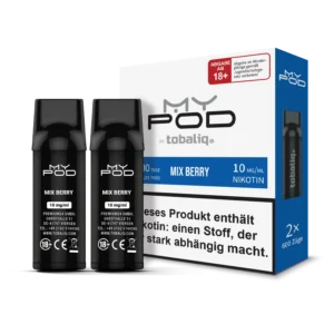 MyPod Pods 2x600 Züge - 10mg Nikotin - Mix Berry
