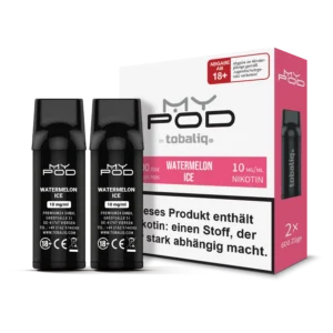 MyPod Pods 2x600 Züge - 10mg Nikotin - Watermelon Ice