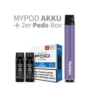 MyPod 1+1 Angebot: Akku + 2er Pods Box, 20mg