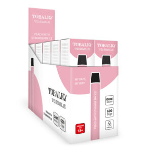 TQ Smile 10er Display – 0mg - Peach with Strawberry Ice