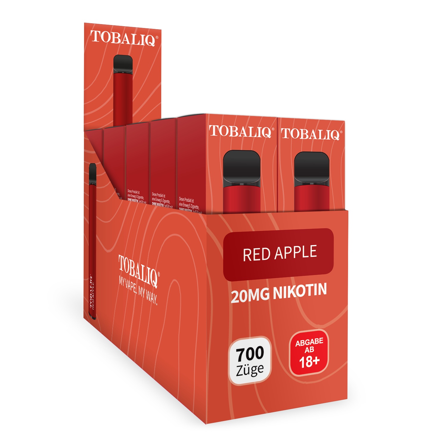 TQ Fly 10er Display – 20mg – Red Apple TQ Fly 10er Display – 20mg – Red Apple