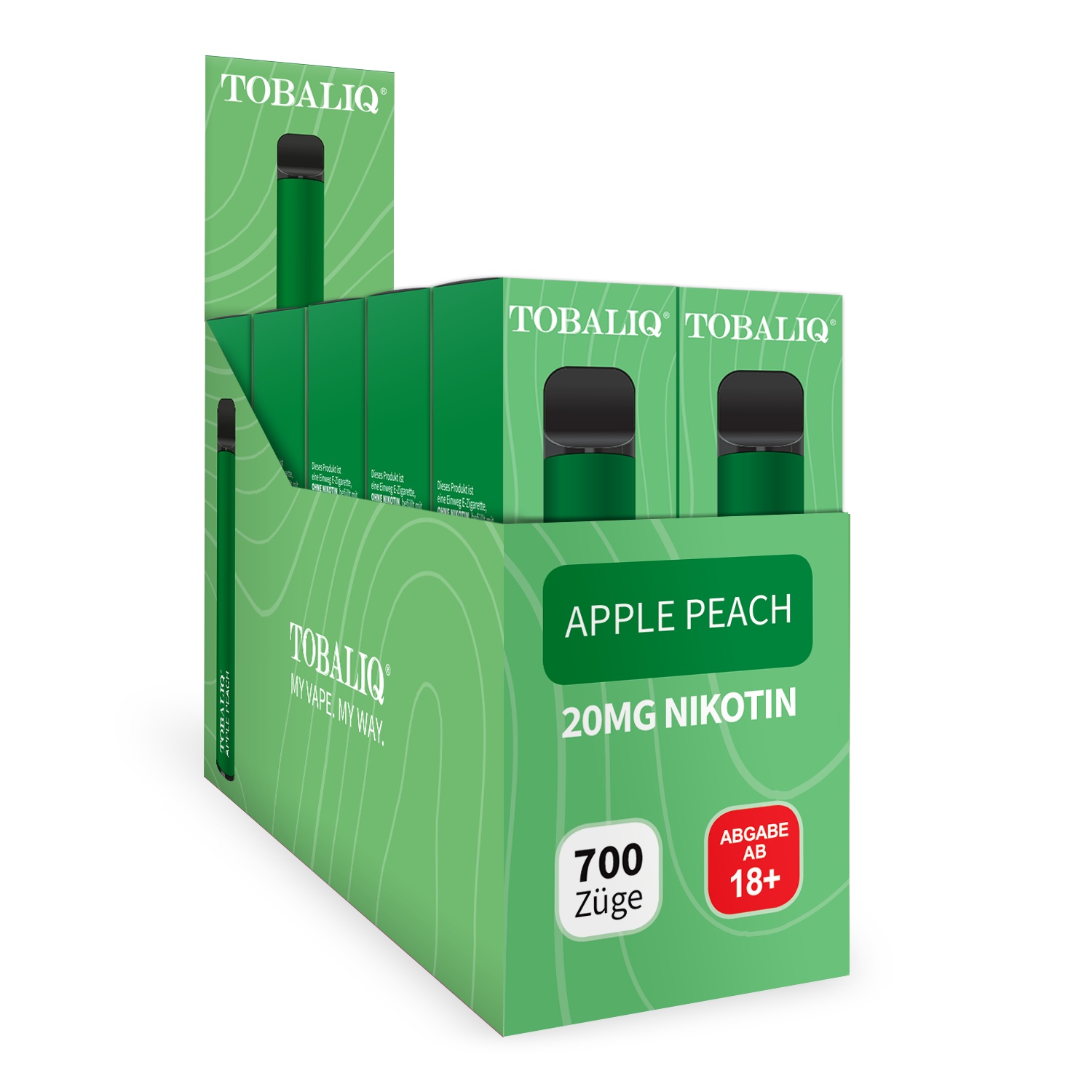 TQ Fly 10er Display – 20mg – Apple Peach TQ Fly 10er Display – 20mg – Apple Peach