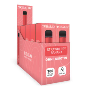 TQ Fly 10er Display – 0mg - Strawberry Banana