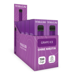 TQ Fly 10er Display – 0mg - Grape Ice