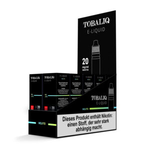 TOBALIQ E-Liquid 10er Display - 20mg Nikotinsalz - Mojito