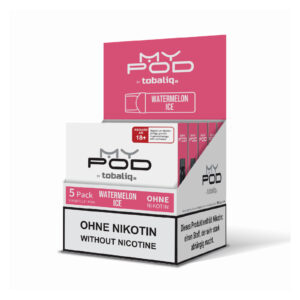 MyPod Pods – 5er Display - ohne Nikotin - Watermelon Ice