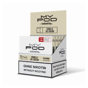 MyPod Pods – 5er Display – ohne Nikotin - Vanilla Ice Cream