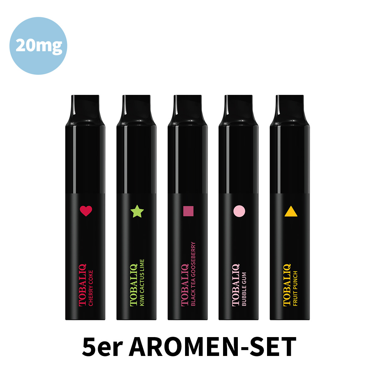 ICON 5er Aromen-Set - 20mg Nikotin ICON 5er Aromen-Set - 20mg Nikotin