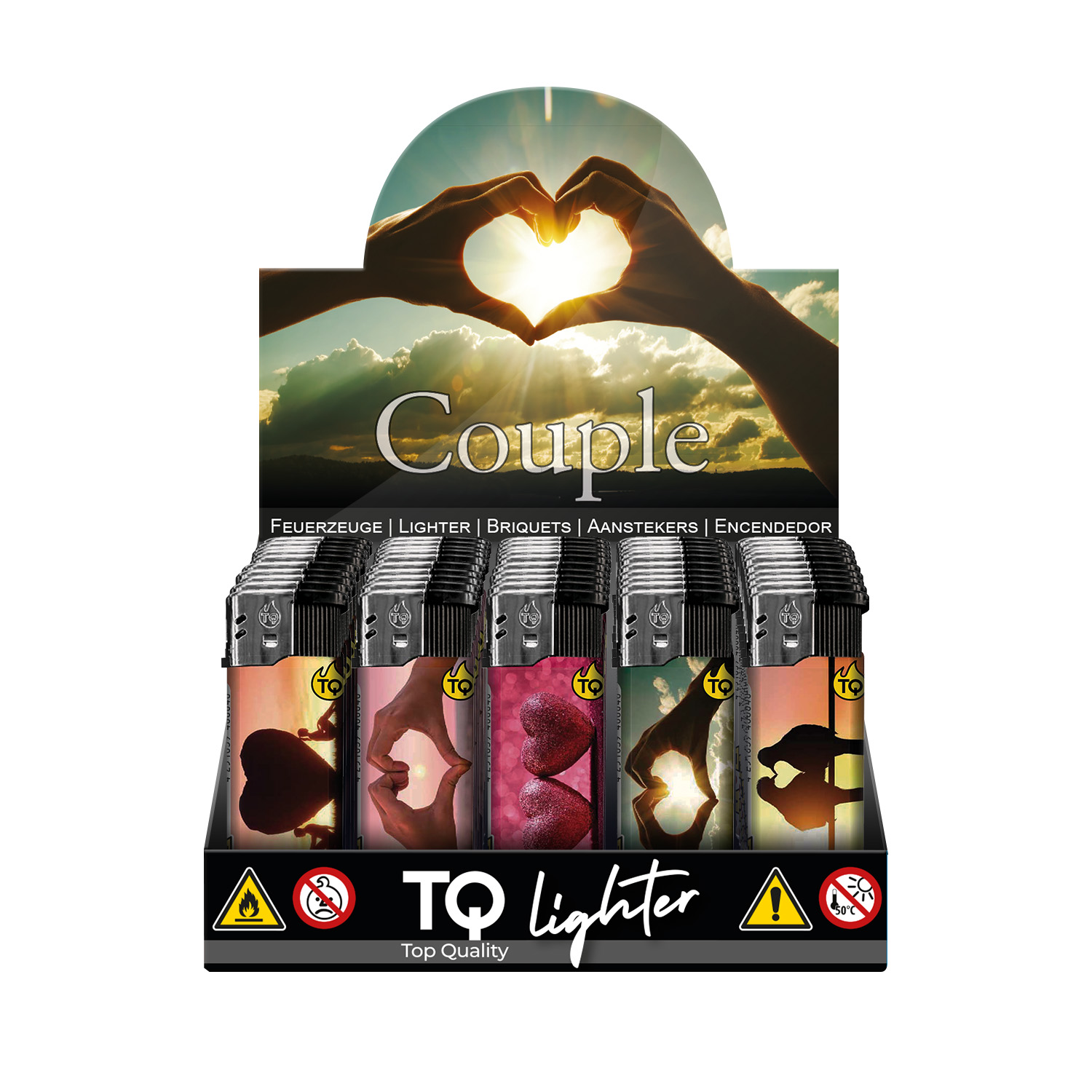 TQ Motivfeuerzeug COUPLE - 50 St TQ Motivfeuerzeug COUPLE - 50 St