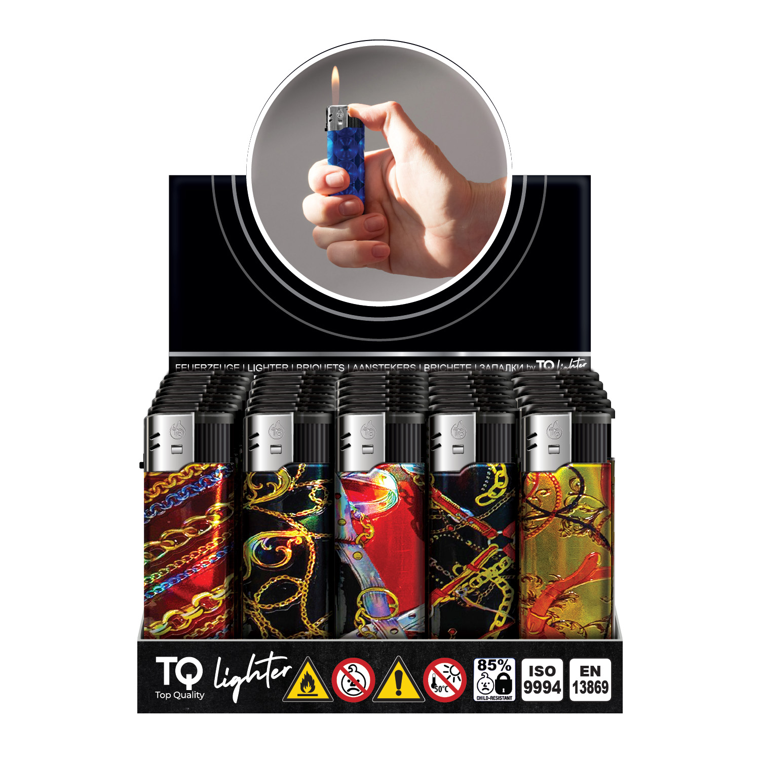 TQ 3D Alu-Motivfeuerzeug ELEGANZA - 50 St TQ 3D Alu-Motivfeuerzeug ELEGANZA - 50 St