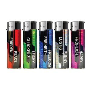 TQ 3D Alu-Motivfeuerzeug MORE DISCO - 50 St