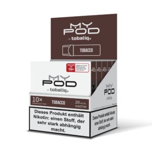 MyPod Pods – 5er Display – 20mg Nikotin – Tobacco