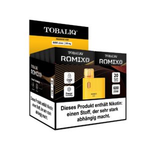RomixQ - 20mg Nikotin, 600 Puffs - Mango Ice