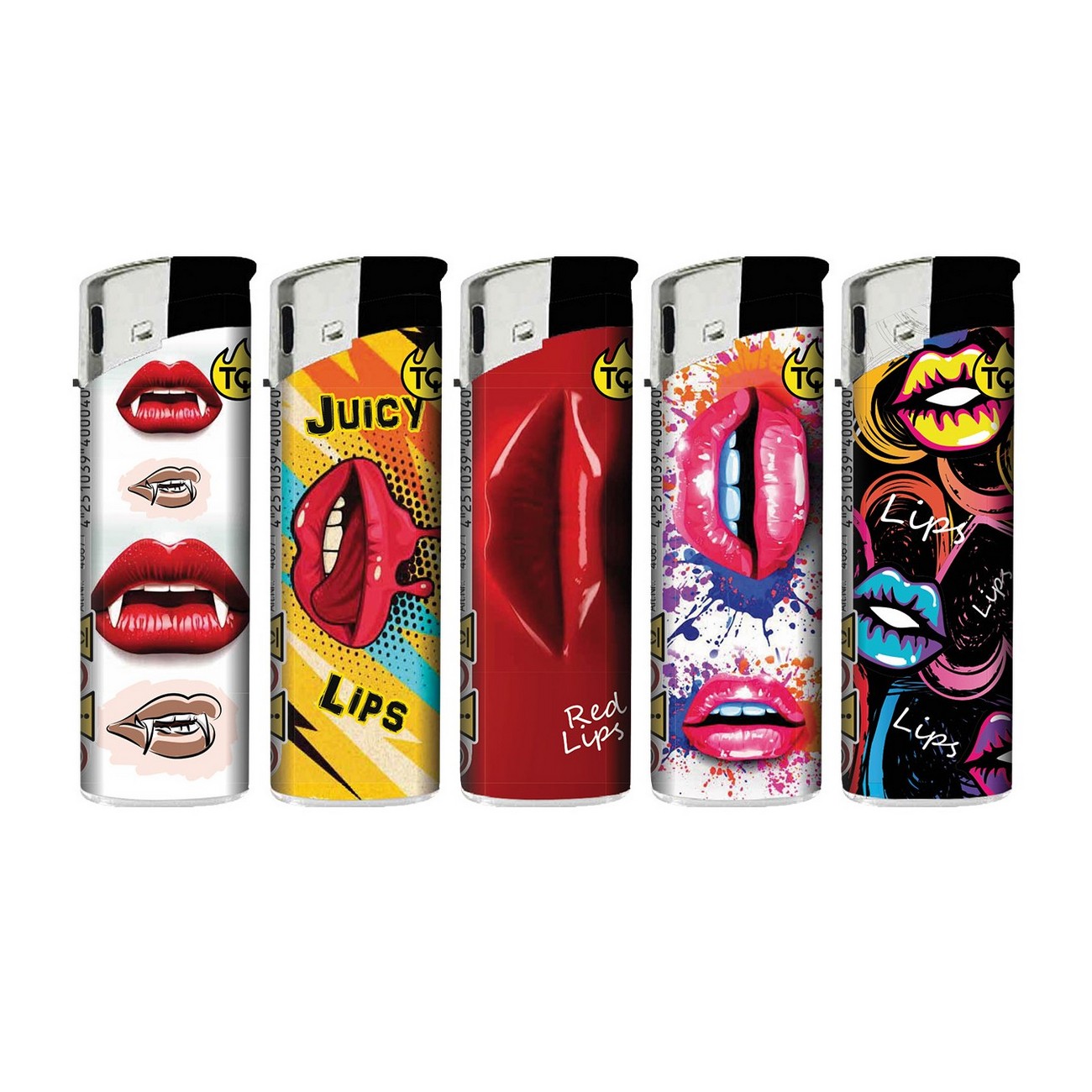 TQ Motivfeuerzeug COLOR LIPS - 50 St TQ Motivfeuerzeug COLOR LIPS - 50 St