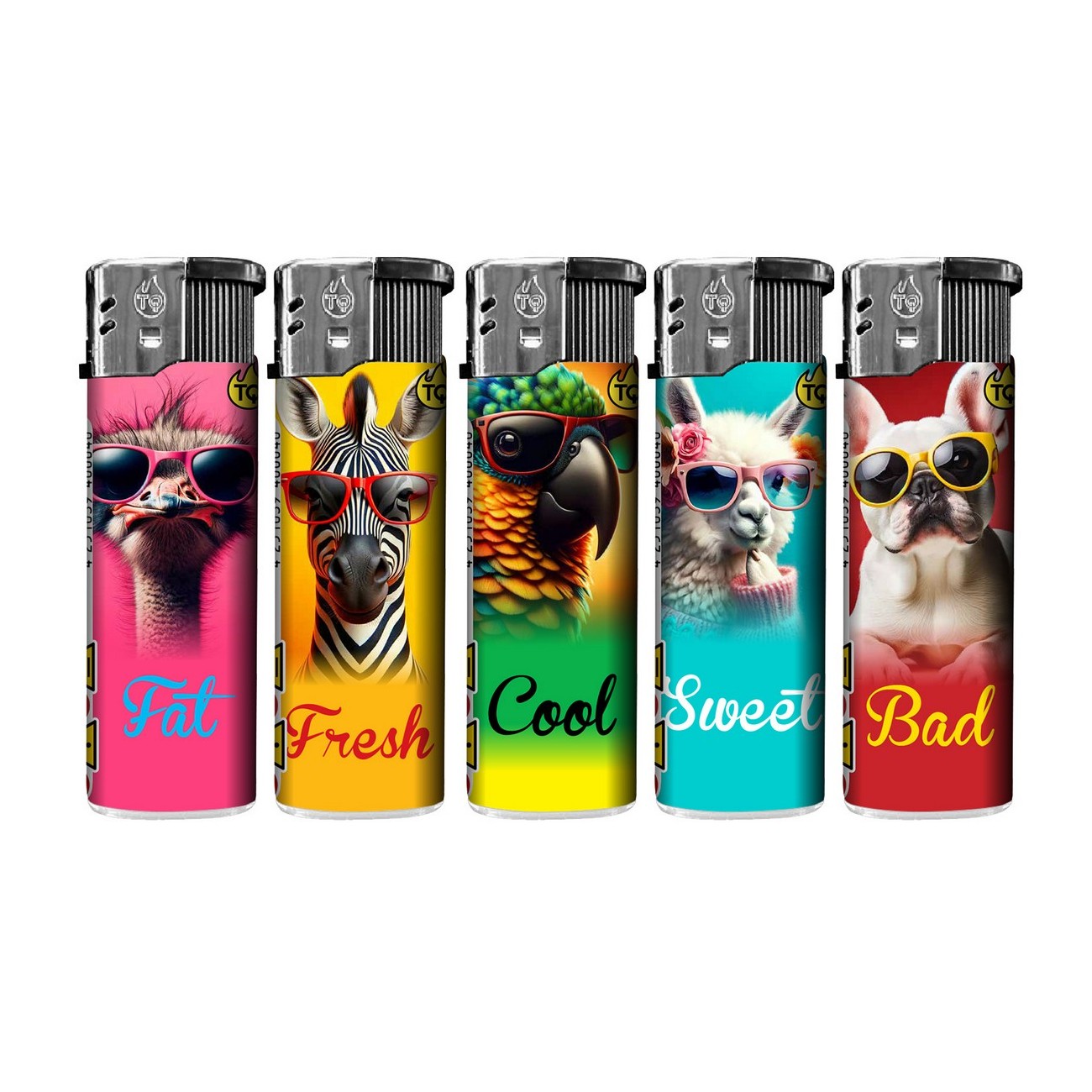 TQ Motivfeuerzeug ANIMAL SUNGLASSES - 50 St TQ Motivfeuerzeug ANIMAL SUNGLASSES - 50 St