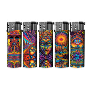 TQ Motivfeuerzeug PSYCHEDELIC - 50 St