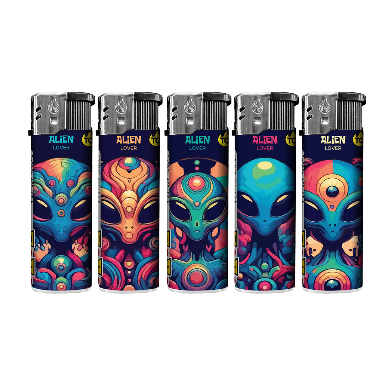 TQ Motivfeuerzeug ALIEN LOVER - 50 St TQ Motivfeuerzeug ALIEN LOVER - 50 St