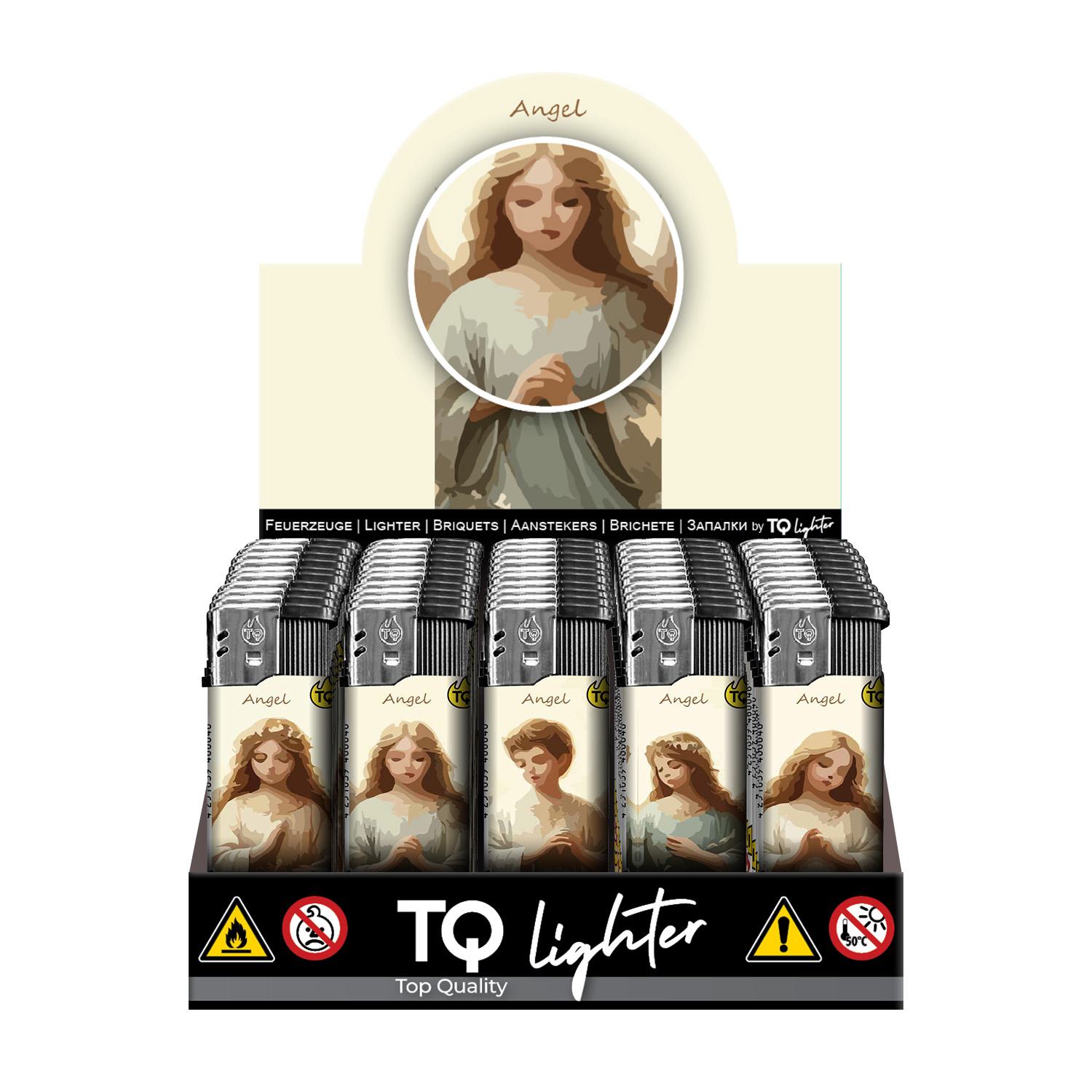 TQ Motivfeuerzeug ANGEL - 50 St TQ Motivfeuerzeug ANGEL - 50 St