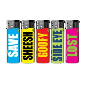 TQ Motivfeuerzeug WEIRD WORDS - 50 St