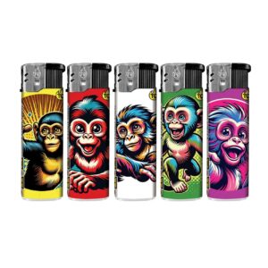 TQ Motivfeuerzeug CHI CHA (DER AFFE) - 50 St