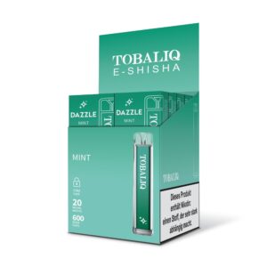 DAZZLE 10er Display - 20mg Nikotin, 600 Züge - MINT