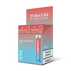 DAZZLE 10er Display - 20mg Nikotin, 600 Züge - WATERMELON ICE