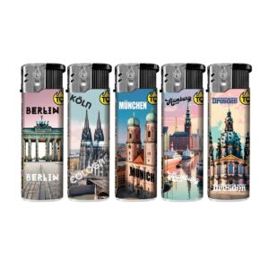 TQ Motivfeuerzeug DEUTSCHE STÄDTE - 50 St