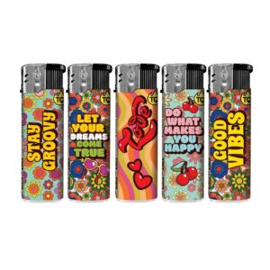 TQ Motivfeuerzeug GROOVY - 50 St