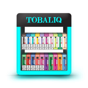 TOBALIQ Cube Verkaufsdisplay mit LED-Beleuchtung