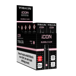 ICON 10er Display – 20mg Nikotin – 700 Züge – Kaugummi / Bubble Gum