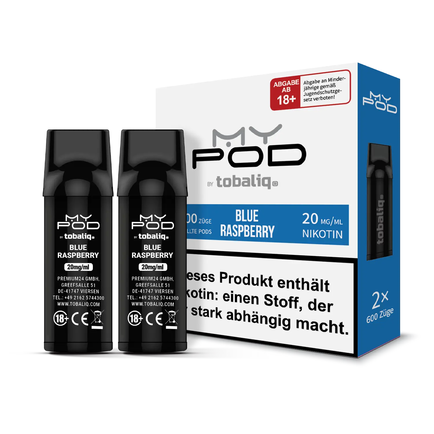 41528_box_MyPod Pods 2×600 puffs – 20mg nicotine – Blue Raspberry