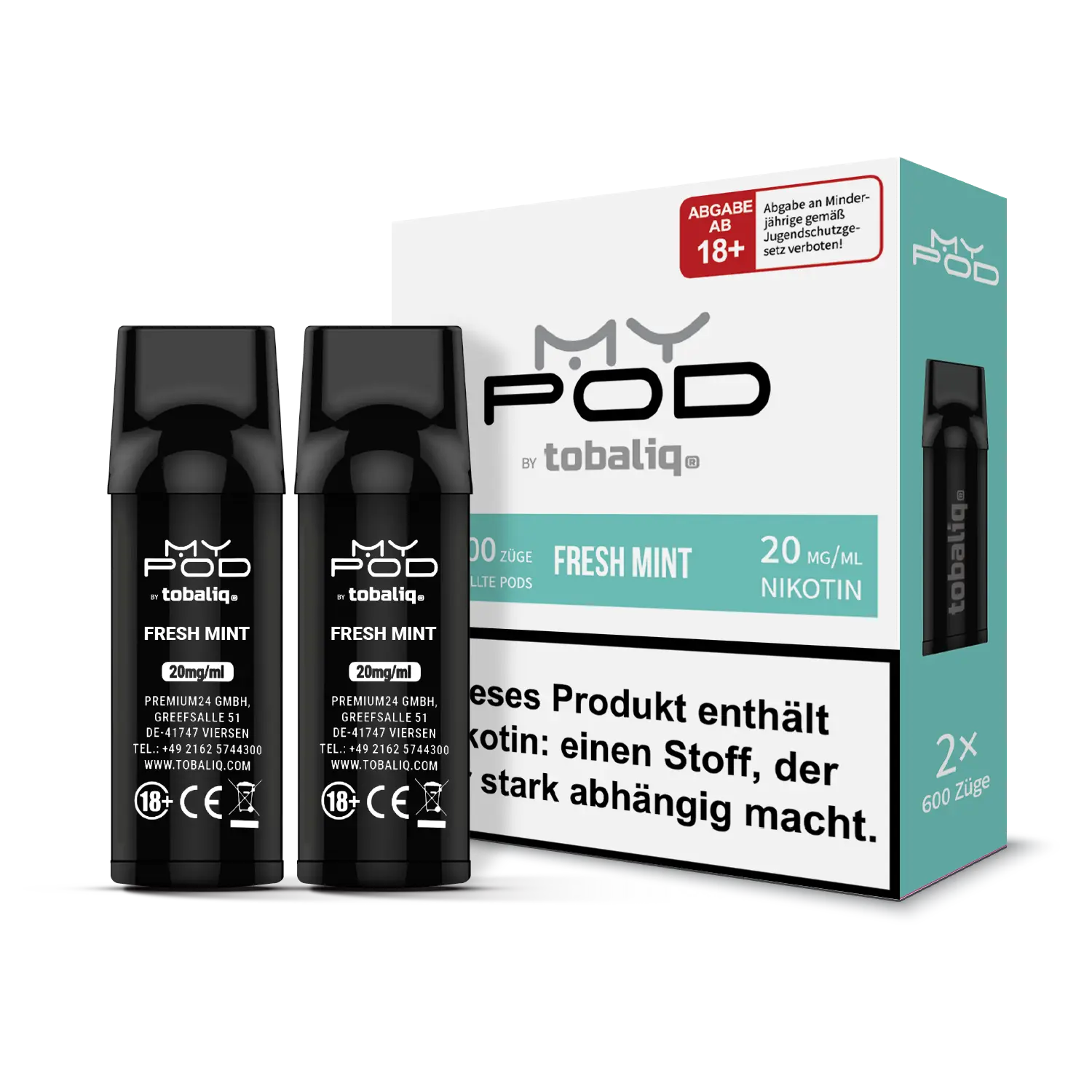 41530_box_MyPod Pods 2×600 puffs – 20mg nicotine – Fresh Mint
